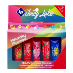 ID Juicy Lube Flavored Tubes 5 Pack